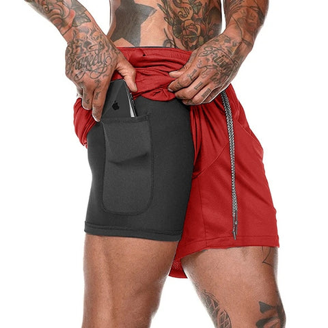 2 In 1 Running Shorts