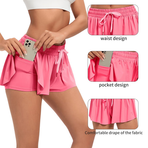 Women's High-Waisted Athletic Shorts