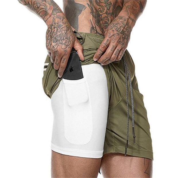 2 In 1 Running Shorts