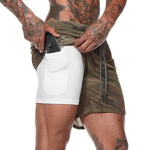 2 In 1 Running Shorts