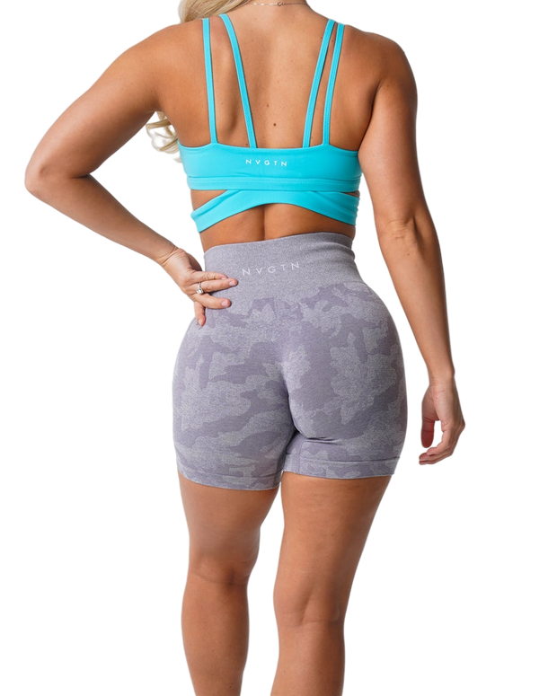 Camo Seamless Spandex Shorts