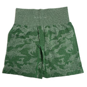 Camo Seamless Spandex Shorts