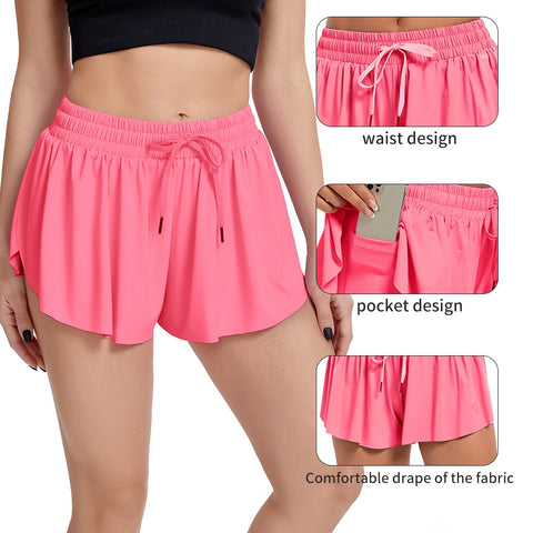 Women's High-Waisted Athletic Shorts