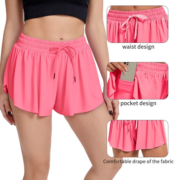 Women's High-Waisted Athletic Shorts